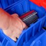 Storage Boxes 47pcs Lin Bins Part Bins With Metal Shelving Rack Image 4