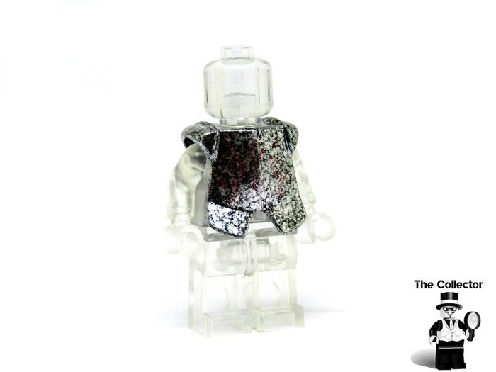Lego Prototype Minifigure LOTR The Lord of the Rings Uruk-hai Speckled Armor Accessory This Is A Authentic Lego Employee Prototype Done In Speckled Part These Speckled Parts Are A Prototype That A Lego Employee Had Made As A New Idea For Some New Parts As