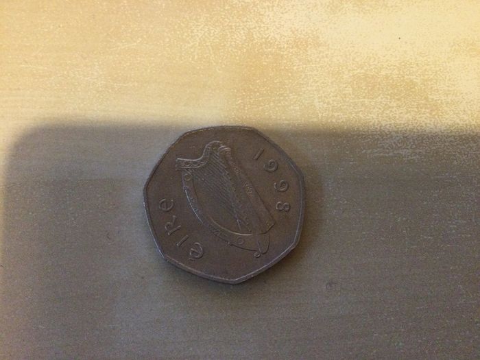 Irish 50p coin 1998