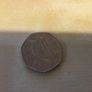Irish 50p coin 1998 Image 2