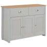 Sideboard Grey 112x35x81 cm Image 2