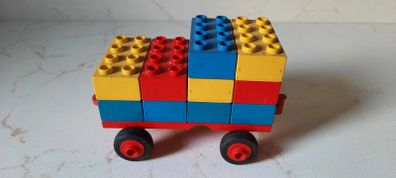 Large Lego Blocks on Cart