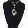 Vintage Large Chunky Smoky Quartz Silver Pendant Image 8