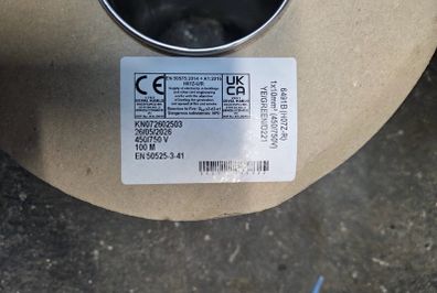 Cable 10 Sq Earth Roll + Lights