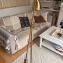 Brass floor lamp - ikea Image 4