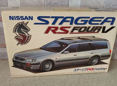 Fujimi 1/24 Nissan Stagea RS Four V Model Kit - Factory Sealed Inside