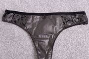 BNWT Intimissimi Wet Look Lacy Thong  Panties / Underwear
