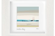 Calming Day in Dublin Bay MINI Framed Print.