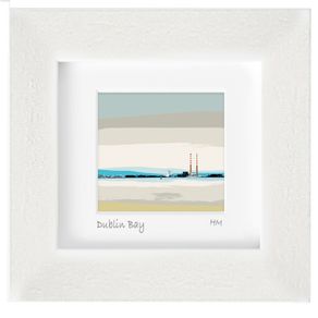 Calming Day in Dublin Bay MINI Framed Print.