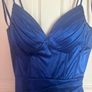 Royal blue debs dress Image 2