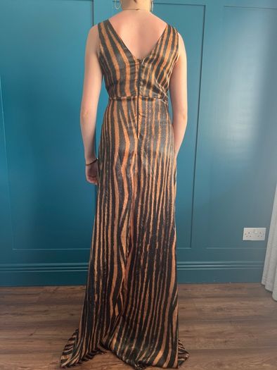 Animal print maxi dress. Size S
