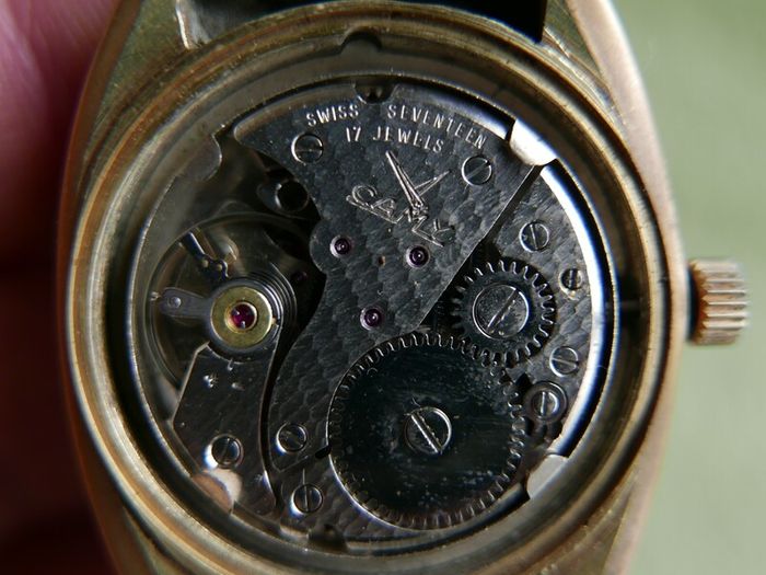 Vintage  Camy Winding Watch Water Proof Shock Protected  Swiss made - works well