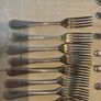 Vintage 6 person A1 silver plated cutlery set .. Image 7