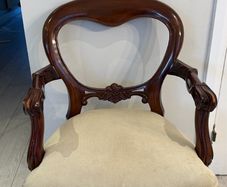 Mahogany Victorian-style Chair