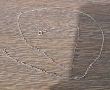 white gold 750,18ct- 5.8g, lenght 46cm or 51cm