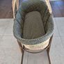 Little Green Sheep Moses Basket and Rocking Stand Image 4