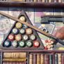Wooden Framed Large Snooker Plague Image 4