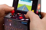 Mini Arcade Machine, 240 Built-In 8-Bit Games, 2.5 Full Colour Screen, 8-Way Joystick, Handheld Retro Games Console