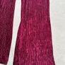 Christmas festive velvet plisse Pants new Image 3
