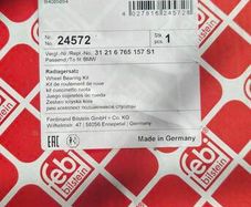 Febi Bilstein E90 Front Axle Wheel Bearing Kits