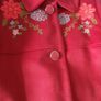 BNWT Savida Burgandy Arizona Embroidered Coat Image 8