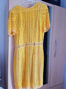 BNWT - Michael Kors Crochet Lace dress 2 piece set UK 12