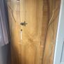 Two vintage 1960's wooden wardrobes Image 2
