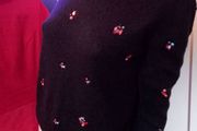 Navy Embellished Jumper