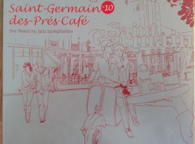 Various - Saint-Germain-des-Pres-Cafe 10 2xCD (2008) Compilation Electronic Contemporary Jazz EX+