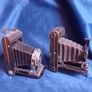 Pair of Vintage Folding Bellows Cameras Kodak Six-20 & All-Distance Pocket Ensign Image 4