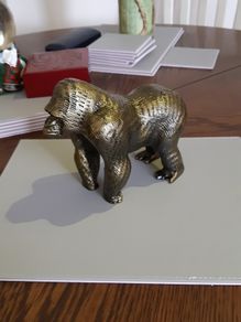 Gorilla ornament metal