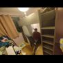High sleeper with desk and wardrobe Image 4