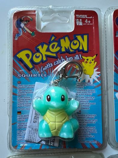 Pokemon 1999 Official Nintendo key rings by Tiger Electronics
