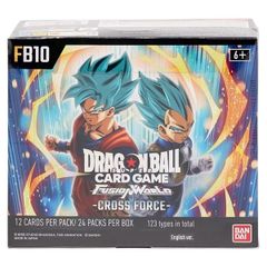 Dragonball Fusion World TCG FB10 Cross Force English Sealed