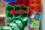 Assorted silicone moulds