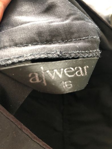 Black A-line skirt 16