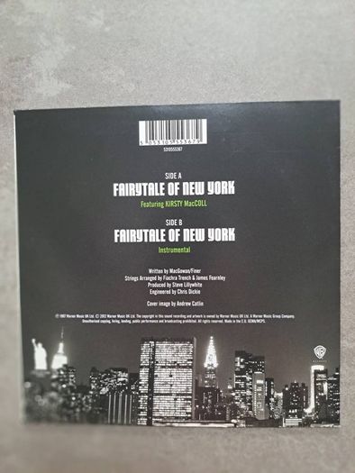 The Pogues . Fairy Tale of New york 7". 2012 , 35th anniversary release limited edition