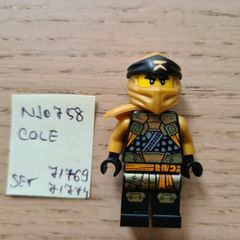 lego njo0758 cole, set ninjago 71769, 71774
