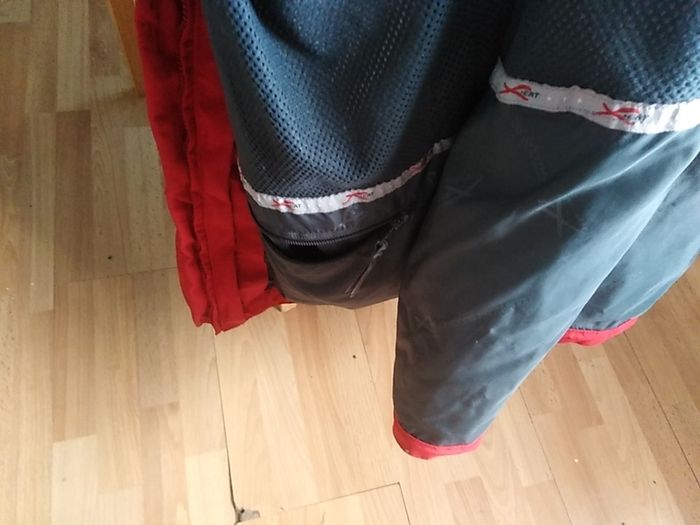 Sailing jacket with hood double inside pockets
