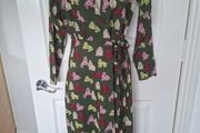 NWT Compania Fantastica Green Dog Pattern  Drees  XS