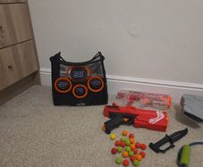 Nerf bundle Vest Targets Sling bullets