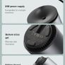 Baseus Car Diffuser Humidifier Auto Air Purifier Aromo Air Freshener with LED Light For Car Aroma Aromatherapy Diffuser Image 5