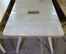 Bene 150cm White Meeting Room Table