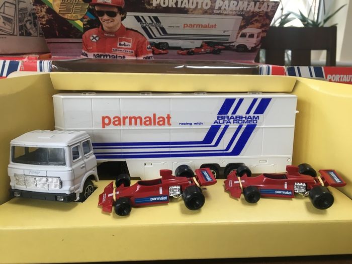 Alfa Romeo Brabham Parmalat F1 Car Transporter Nicky Lauda Polistil