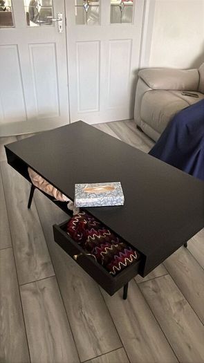 Barcelona Furniture Set - Black Wood Effect with Gold Handles