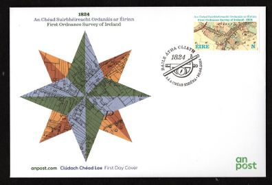 2024 Ireland Bicentenary First Ordinance Survey of Ireland Commemorative Stamp An Post First Day Cover (FDC)