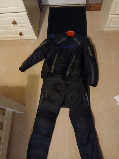 RST motorcycle jacket and trousers