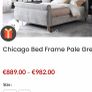 SALE E300 off Chicago Double and Kingsize Beds Image 4
