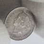 1897 Canada Silver 5 Cents Image 2