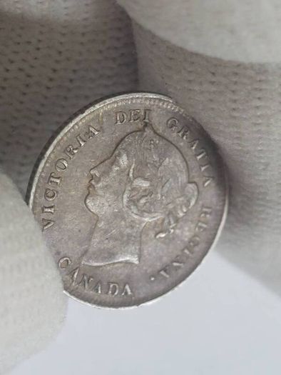 1897 Canada Silver 5 Cents